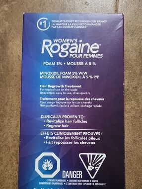Women's Rogaine Foam 5% - Purple Packaging